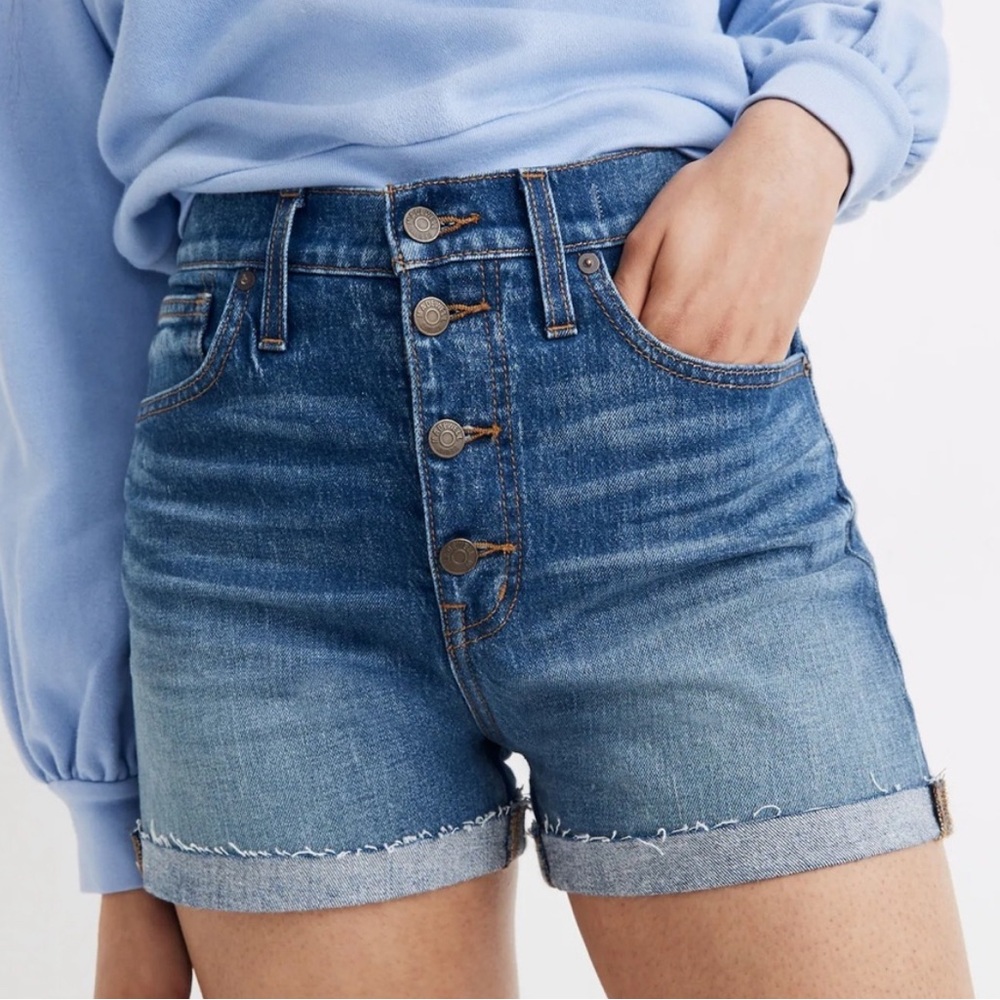 Madewell Denim High-Waisted Jean Shorts size 31